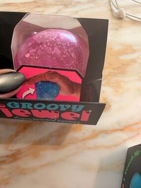 Super-Sparkly Squish! Pink Sensory Stress Ball